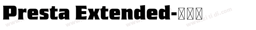 Presta Extended字体转换